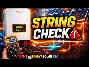 Solis Inverter String Check Like a Pro | Step by Step Solar Testing#viral#trading#solar#solis#string