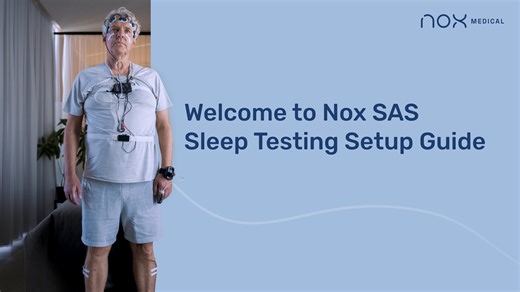 Nox SAS Sleep Testing Setup Guide: Male (60+)