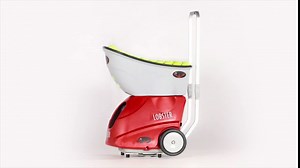 LOBSTER Sports Elite Tennis Ball Machine - Auto Portable Tennis Ball Launcher, Preloaded & Custom Drills, Spin Control, Lob Elevation Switch, Ball Speed (up to 80MPH), with Multi-Function Remote