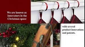 Haute Decor Snowfall Creek Holiday Chair Swag with Real Pinecones - PRELIT Battery Operated Timed LED Lights - 20 inches