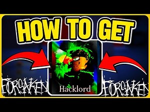 How to Get HACKLORD Skin in Forsaken (1x1x1x1 Unlock Guide) | Roblox