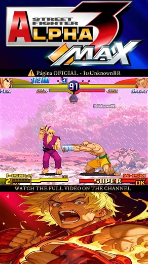 Ken crushes Sagat in Street Fighter Alpha 3 Max!