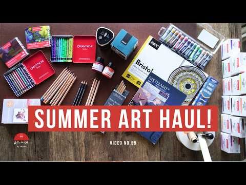 Summer Art Haul 2026 🎨 New Art Supplies I Couldn’t Resist, Swatches & First Impressions