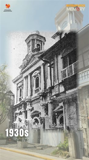 We continue our journey through time with “Intramuros of Memory”, revisiting the fifth of the seven original churches of Intramuros. Along Arzobispo Street stands the newly opened Centro de Turismo Intramuros, a tourist hub and museum that celebrates the Walled City’s rich history, vibrant present, and sustainable future. This site was once home to the 𝐒𝐚𝐧 𝐈𝐠𝐧𝐚𝐜𝐢𝐨 𝐂𝐡𝐮𝐫𝐜𝐡 of the Jesuit Order, as depicted in the photograph from the 1930s. Designed by architect Felix Roxas Sr., San 