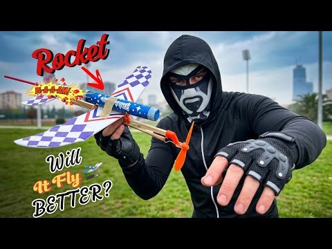 DIY Rocket Powered Airplane Modification ✈️🚀