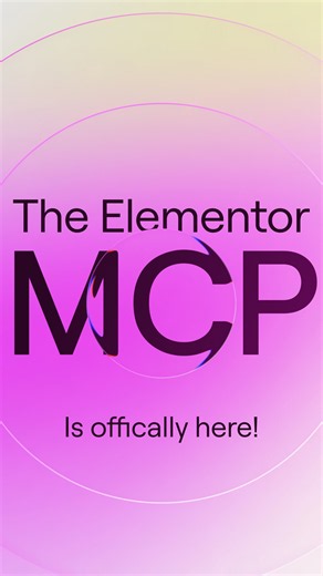 The Elementor MCP is here!