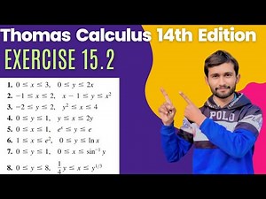 Exercise 15.2 | Question 1-8 | sketch the given region of integration | Thomas Calculus 14th Edition