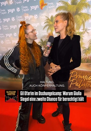 Giulia Siegel über Gil Ofarim im Reality-TV Interview