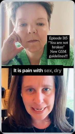 New genitourinary syndrome of menopause guidelines are out! I put this whole conversation up on the Podcast with @drrachelrubin | You Are Not Broken