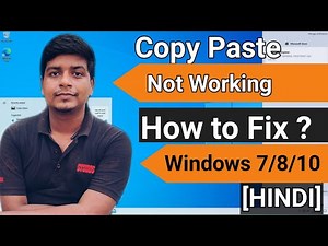 How to Fix Copy Paste Not Working Windows 10/8/7 (100% Works)