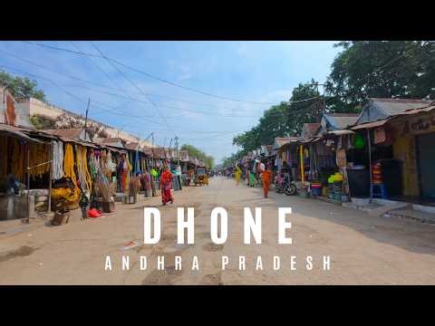 【India Drive 4K】Dhone | Andhra Pradesh | 2024 | Scenic Drive Through Historic & Rural Landscapes