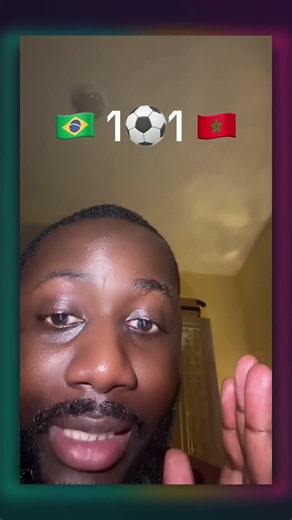 😳 2026 World Cup: Senegal celebrates Brazil's equalizer against Morocco 🇧🇷⚽🇲🇦