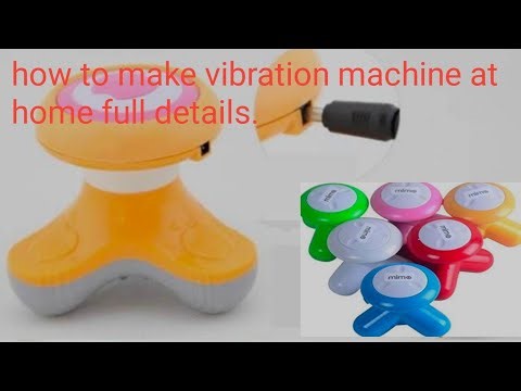how to make vibration machine at home full details.Portable Handled Triangle Vibration Body.bannu.