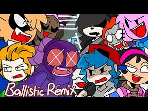 Friday Night Funkin' Ballistic but every turn another character sing it // Animation