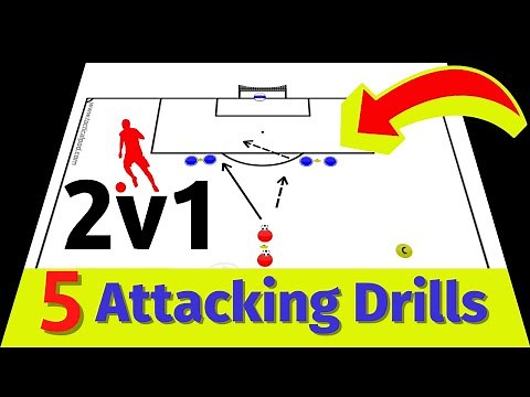 🎯Soccer Drills: 2v1 Attacking Skill Practice (2021)