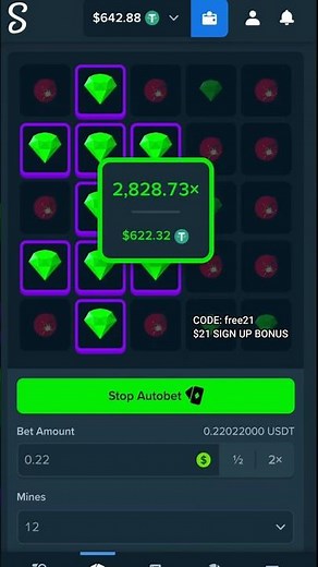 Stake mines turn $32 into $642 with this strategy!