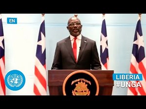 🇱🇷 Liberia - President Addresses United Nations General Debate, 76th Session (English) | #UNGA