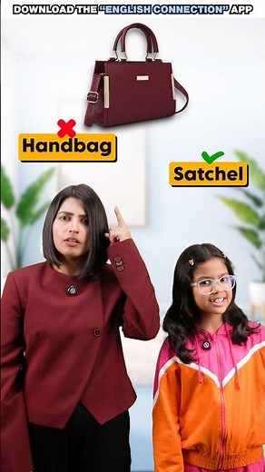 Every Handbag is NOT a Handbag 👜 | Learn Different Types of Bags | English Connection EC #shorts