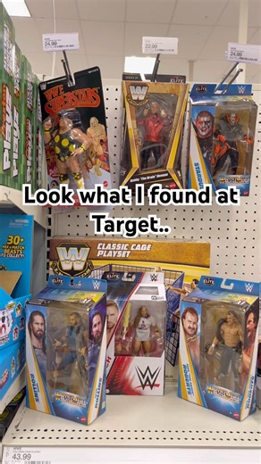 Hunting for WWE figures at Target. #wwe #actionfigures