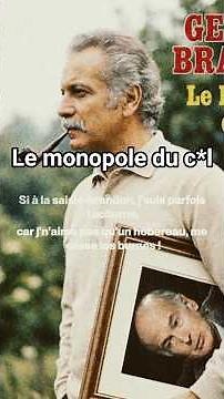 Le Monopole du Cul - Georges BRASSENS - (1981) #giscardpunk #musique #music