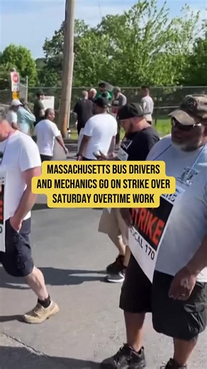 Merrimack Valley Transit (MeVa) bus drivers and mechanics went on strike Wednesday, affecting several cities and towns north of Boston. The main sticking point in negotiations between the union and the company is about working Saturdays. Currently, drivers have the option to work Saturdays for overtime, but the union representing the drivers, Teamsters local 170, said MeVa wants to require Saturday shifts and pay drivers at their regular rate. #massachusetts #bus #strike #driver #saturday