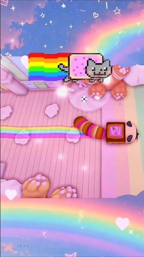 🌈♡•°S'mores Raccoon Nyan Cat!°•♡💗 #adoptme #roblox #cute #nyancat #edit
