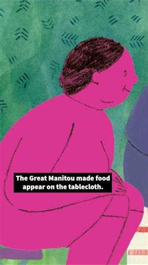 Reading an Innu story about the first Christmas tree 🎄