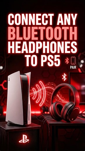 Connect Bluetooth Headphones to PS5 🎮(2026) #playstation #gaming