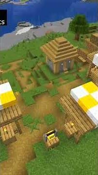 Minecraft - Village Island Spawn Seeds - Java #minecraft #minecraftcrops #gaming #minecraftbuilding