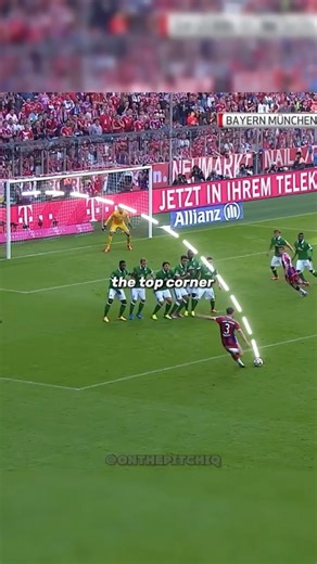 A Free Kick Only Smart Players See