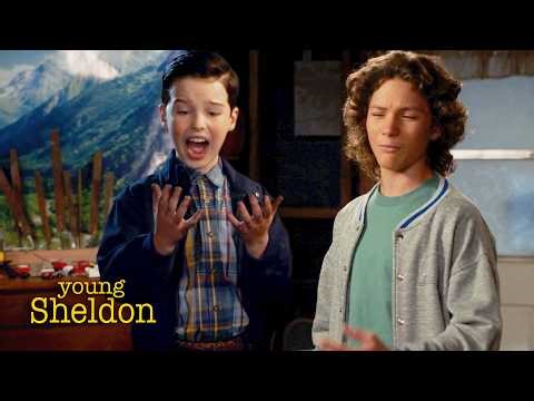 Georgie Trains Sheldon to Enter the Workforce | Young Sheldon