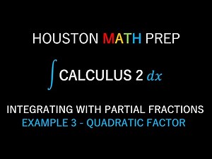 Integration By Partial Fractions (Example 3)