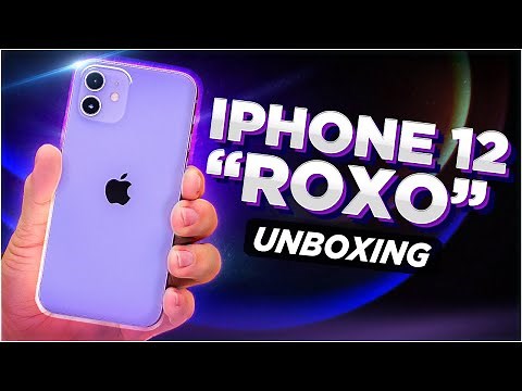 IPHONE 12 ROXO: UNBOXING!