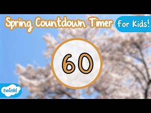 60 Second Spring Timer for Kids | 1 Minute Countdown