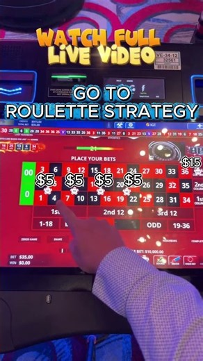 GO TO ROULETTE STRATEGY LIVE STREAM: #casino#roulette