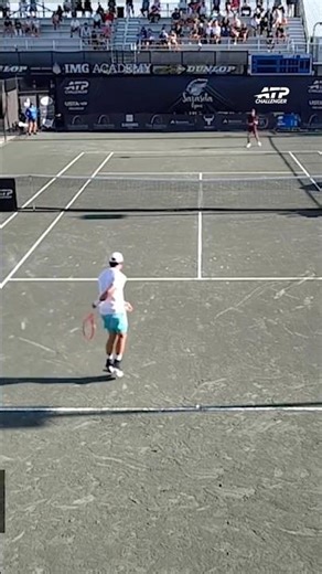 All the tricks. Kei Nishikori and Yibing Wu putting on a show in Sarasota!