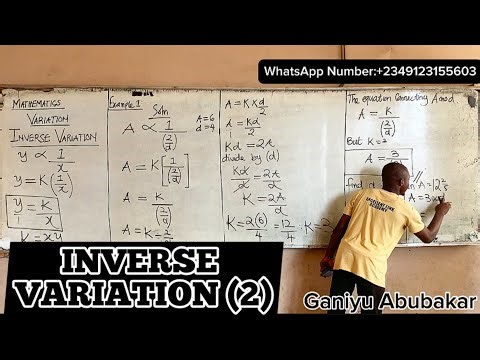Inverse Variation Explained | Formulas, Rules & Step-by-Step Examples (Part 2)