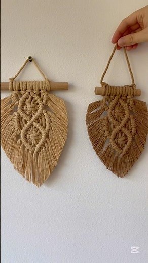 Folha de macrame, tutorial no canal! #macrame
