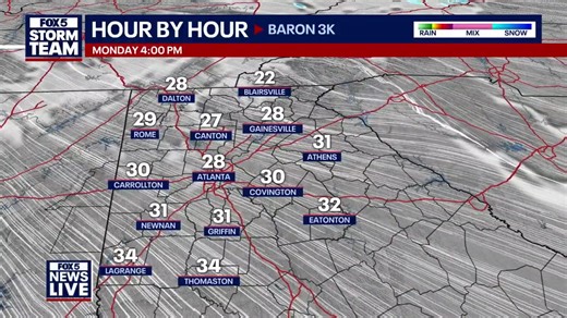 LIVE | Ice storm tracker We are covering the latest forecasts and preparations ahead of a major anticipated weather storm in the southeast. | FOX 5 Atlanta