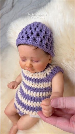 Close up of reborn baby doll for adoption 💜 Utah