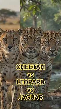 Cheetah vs Leopard vs Jaguar — Can You Tell Them Apart? 🐆👀