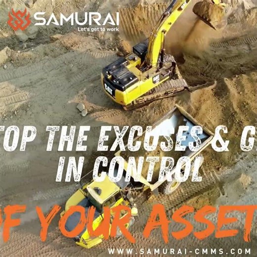 Introducing Samurai. Maintenance software for earthmoving equipment.