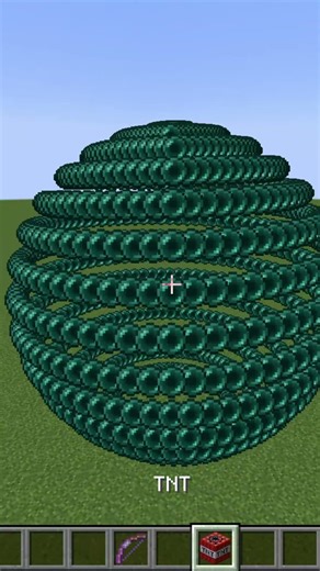 Making a Perfect Sphere in Minecraft|Secret Command Part 2🔥#shorts #trending #viral #minecraft#edit