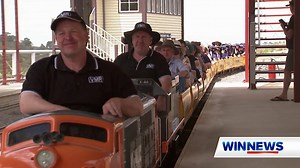 It's been a decade in the making, and now the Victorian Miniature Railway in Harcourt's officially opened. It was built predominantly by volunteers, and now with the engines steaming, it's expected to bring thousands into the region. #WINNews | VMR - Victorian Miniature Railway | WIN News Bendigo