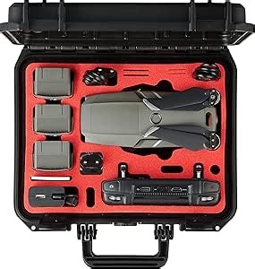 mc-cases Professional Carrying Case for DJI Mavic 2 Pro or Zoom with Smart Controller - Compact Edition Made in Germany