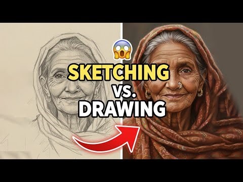 Sketching vs. Drawing: What's the REAL Difference? (Beginner Art Guide)
