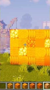 Texture The Color Orange!?#minecraft #minecraftbuilding #minecraftshorts #minecrafttutorial #tut