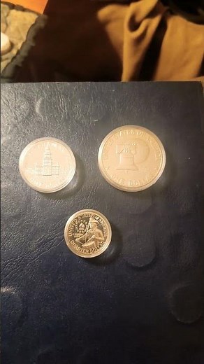 1976 Proof Bicentennial silver set.