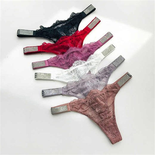 Perizoma Summer Seamless Invisible G String Panties Sexy T Back Tanga Thong Underwear Low-Rise Knitted Comfortable
