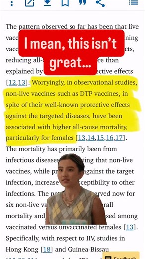 Ms. Informed PharmD on Instagram: "Say what?! 🧐. Come again? 😳 Inactivated vaccines 💉 are associated with higher mortality, especially among females! How can we just push these vaccines 💉on every single child? Do they reduce the disease they are meant to? Yes. But do they cause other problems? Yes. 🫣 https://pmc.ncbi.nlm.nih.gov/articles/PMC8707251/ Hansen et al. “Does Influenza Vaccination during Pregnancy Have Effects on Non-Influenza Infectious Morbidity? A Systematic Review and Meta-Ana